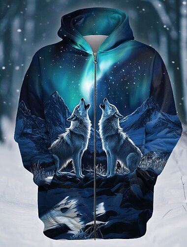  Miesten Susi Aurora Huppari Hupparit College Muoti Tyylikäs Päivittäin Pitkähihainen Hupullinen Loma Jumppa Katuvaatteet Tumman sininen Kurenauha Syksy Talvi Suunnittelija S M L XL XXL XXXL