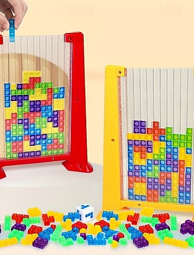  Kinderpuzzle DIY dreidimensionale Bausteine Desktop kleines Spiel Eltern-Kind interaktives Puzzle Spielzeug Weihnachten Halloween Geschenk