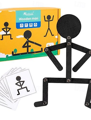  24-teiliges Kreativitäts-Matching-Puzzlespiel aus Holz, Lernspielzeug, Training der Hand-Auge-Gehirn-Koordination, Beobachtung, Konzentrationsspielzeug für Kinder, Geschenk zu Halloween, Weihnachten