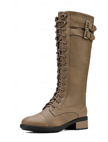  Mittelalterlich Renaissance Schuhe Kniehohe Stiefel Ren Faire Herren Damen Seeräuber Steampunk Maskerade Party / Abend LARP Renaissance-Messe Erwachsene Schuhe