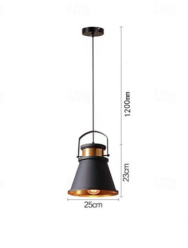  Retro-Lampe im Industriestil, Lampenschirm aus Metall und Schmiedeeisen, geeignet für Bars, Einzelkopf, Topfdeckel, Kronleuchter, Deckeneinbauleuchte, 85-265 V