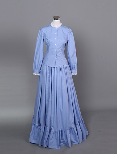  Rococo Victorienne Robe de Bal Costume de fête Bal Masqué Robe de Bal Femmes Mascarade Carnaval Soirée Halloween Adulte Robe