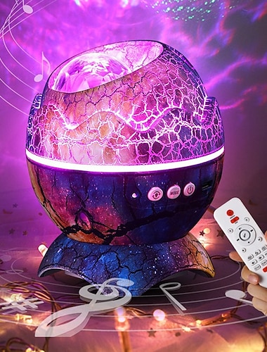  Star Galaxy Projektor Licht Planetenprojektor Bluetooth Lautsprecher Ferngesteuert Laserlichtprojektor Hochzeit Party Weihnachten Mehrere Farben