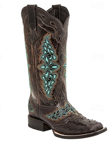  Retro Vintage Hippie 1970er Schuhe Westernstiefel Hippie Westlicher Cowboy Herren Damen Karneval Maskerade Urlaub Party / Abend Alltagskleidung Erwachsene Schuhe