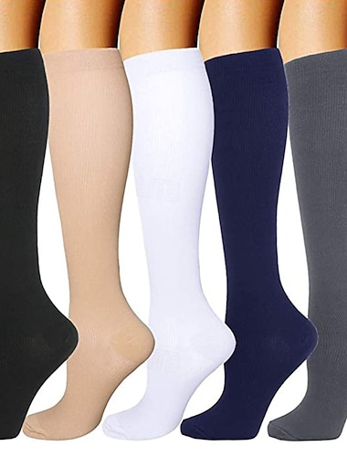  Calcetines de yoga 3 pares Hombre Mujer Calcetines de compresión A prueba de resbalones Transpirable Reductor del Sudor Cómodo Entrenamiento de gimnasio Baloncesto Fútbal Corriendo Correr Deportes