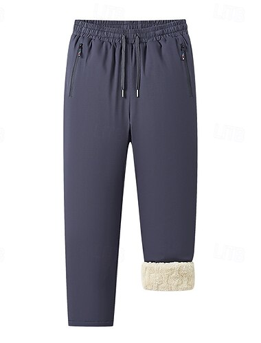  Men's Athletic Pants Sweatpants Trousers Pocket Drawstring Elastic Waist Plain Comfort Breathable Full Length Sports Outdoor Daily Fashion Casual Black Gray Micro-elastic