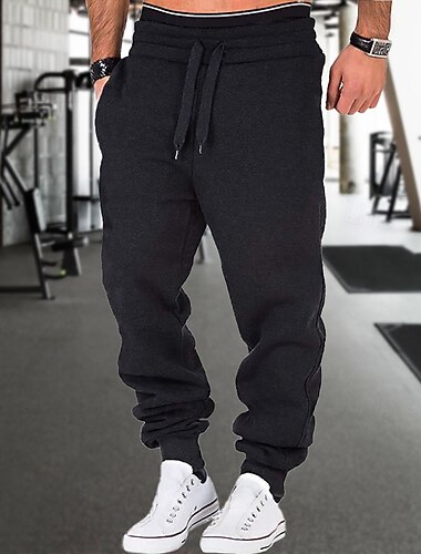  Herren Jogginghose Jogger Sporthose Sportliche Hosen GYM-Hose Tasche Kordelzug Hosen / Regenhose Outdoor Sport & Natur Sportlich Schnelltrocknend Leichtgewichtig Weich Marathon Laufen Trainieren