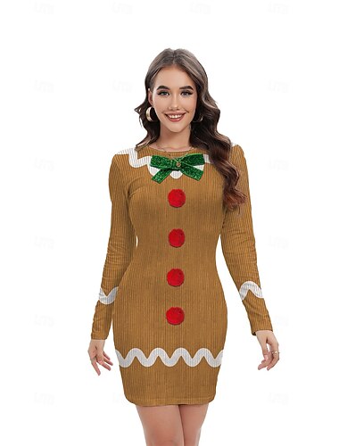  julenissen Alv Mrs.Claus Fancy julekjole Dame Jul Voksen Jul Karneval Maskerade Jul Fest Kjole