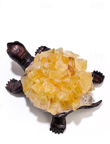  Schildkrötenstatue mit Zähnen aus natürlichem Amethyst-Edelstein – einzigartige Schmuckaccessoires zur Heimdekoration – handgefertigte Schildkrötenfigur als Geschenk für Tierliebhaber