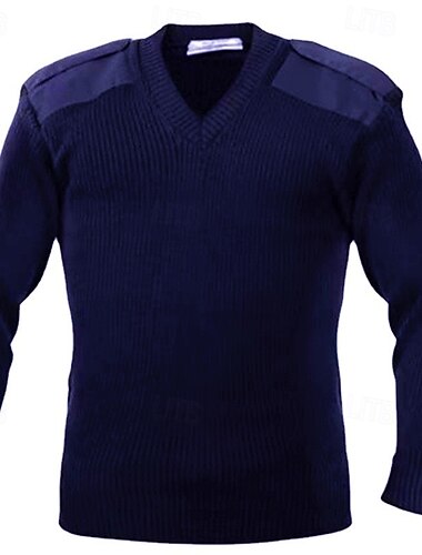  Homme Pull Cachemire Pull Cachemire Pull en tricot A côtes Grosse maille Tricoter Normal Tricoté Plein Col V Mode Décontractées Usage quotidien Rendez-vous Vêtement Tenue Automne hiver Noir bleu