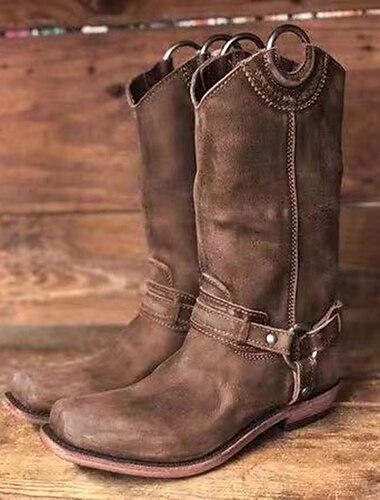  Rétro Vintage Médiéval Renaissance Chaussures Bottes western Bottes jazz plates Ren Faire Pirate Elfe Rivet Homme Femmes Pirate Steampunk Halloween Carnaval Mascarade Performance Décontracté Quotidien