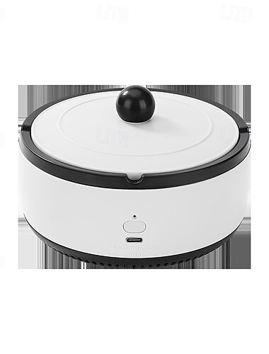  2-in-1-Luftreiniger, multifunktionaler rauchfreier Aschenbecher, per USB aufladbarer Aschenbecher, elektronischer Aschenbecher mit Filter, multifunktionaler rauchfreier Aschenbecher