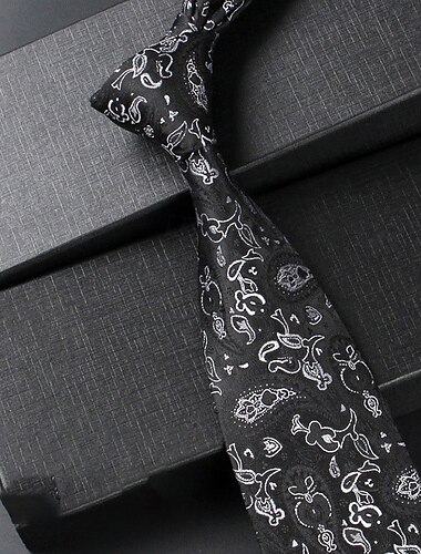 Per uomo Cravatte Sexy Con stampa Ricevimento di matrimonio Da tutti i giorni