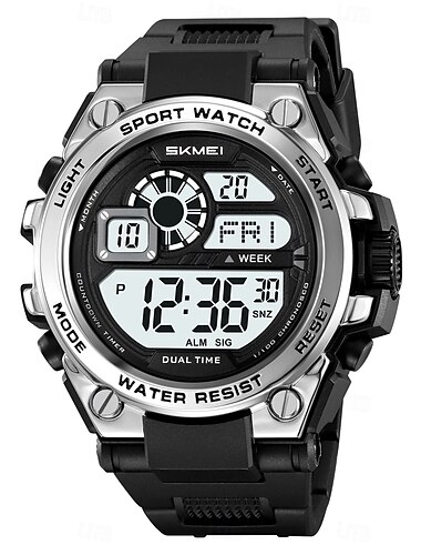 SKMEI Armbanduhr Herren Sport Digitale Uhren Mode Leuchtende wasserdichte Uhr Militär Elektronische Armbanduhren