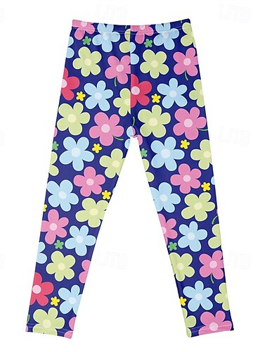  Mädchen 3D Karikatur Hose Gamaschen Frühling Herbst Aktiv Basic kinderkleidung 4 Jahre + Outdoor Casual Täglich Regular Fit