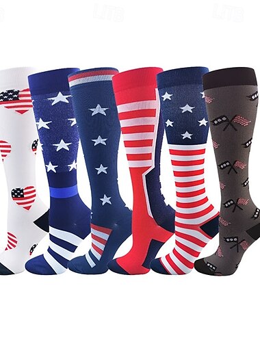  Calcetines de yoga 1 Par Hombre Mujer Calcetines de compresión A prueba de resbalones Transpirable Reductor del Sudor Cómodo Entrenamiento de gimnasio Baloncesto Fútbal Corriendo Correr Deportes