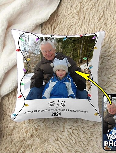  προσαρμοσμένο κάλυμμα μαξιλαριού προσθέστε την εικόνα σας εξατομικευμένη φωτογραφία σχέδιο εικόνα μόδα casual μαξιλαροθήκη κάλυμμα μαξιλαριού 1 τμχ εξατομικευμένο δώρο custom made this is us