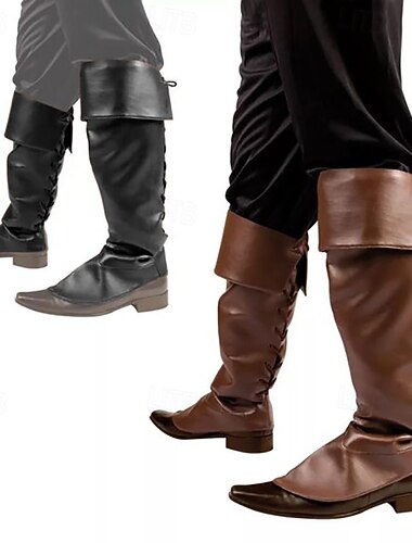  Retro / vintage Medeltida kostymer Maskerad Damasker Skoöverdrag Maskeradkläder Herr Unisex Keltiskt Pirat Kunglig Karnival Maskerad Prestanda Fest Scen Vuxna Sko Täck