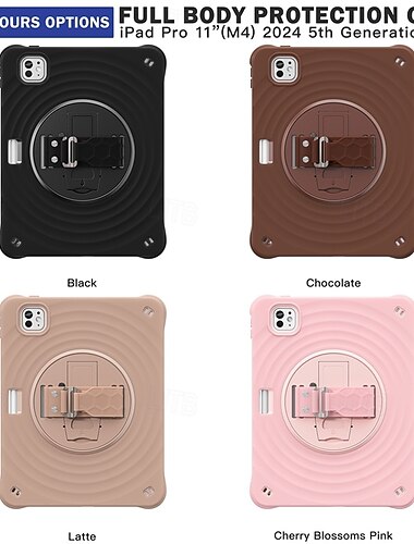  Tableta Carcasa Funda Para Apple iPad Air de 11"(2024) iPad Air de 13"(2024) iPad Pro de 11"(2024) iPad Pro de 13"(2024) iPad 10.9'' 10 iPad Air 5.º ipad 9th 8th 7th Generation 10.2 inch iPad Pro 4