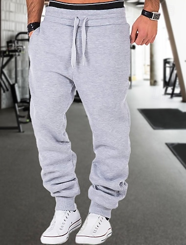  Ανδρικά Παντελόνι Joggers Jogger Αθλητικές Φόρμες Pantaloni de Alergat Αθλητικό παντελόνι Παντελόνι GYM Τσέπη Κορδόνι Παντελόνια ΕΞΩΤΕΡΙΚΟΥ ΧΩΡΟΥ Αθλήματα & Ύπαιθρος Αθλητικό