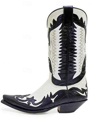  Retro Antiguo Hippie Años 70 Zapatos bota vaquera Hippie Vaquero del oeste Hombre Mujer Carnaval Mascarada Vacaciones Fiesta / Noche Ropa Cotidiana Adulto Zapatos Todas las Temporadas