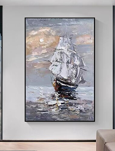  Pinturas al óleo de paisajes abstractos hechos a mano de Mintura sobre lienzo, decoración de arte de pared, imagen moderna para decoración del hogar, pintura enrollada sin marco y sin estirar