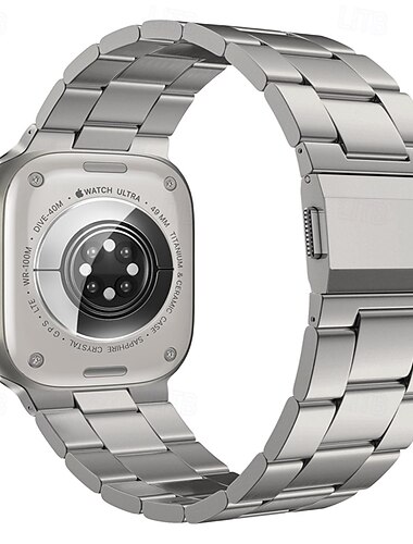  Moderne Schnalle Kompatibel mit Apple Watch Armband 38mm 40mm 41mm 42mm 44mm 45mm 49mm Magnetverschluss Metallverschluss Luxus Edelstahl Ersatzarmband für iwatch Ultra 2 Series 9 8 7 SE 6 5 4 3 2 1