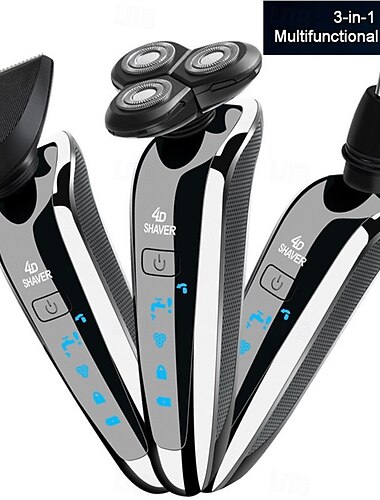  3-in-1-Haarschneider, multifunktionaler Haarschneider, All-in-One-Nasenhaarschneider, Rasierer, sicher, nicht festklebend, Haarpflege für zu Hause für Männer