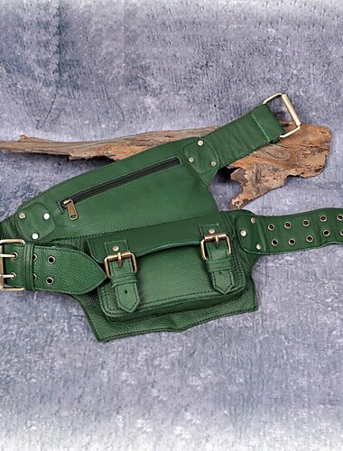  Retro Vintage Mittelalterlich Renaissance Tasche Bauchtasche Beutel Ren Faire Herren Damen Keltisch Vikinger Karneval Maskerade Alltagstauglich Erwachsene Tasche