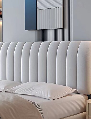  Kopfteilbezüge Schonbezug, Stretch-Bettkopfteilbezüge, kleiner quadratischer Jacquard-Staubschutzbezug für gepolstertes Kopfteil