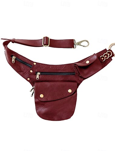  Retro Vintage Mittelalterlich Renaissance Tasche Bauchtasche Beutel Ren Faire Herren Damen Keltisch Vikinger Fantasie Karneval Maskerade Alltagstauglich Erwachsene Tasche