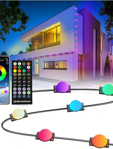 διασύνδεση usb μαύρο φως μαρκίζας, led string φώτα αιωνιότητας 49 πόδια 50 led με εφαρμογή bluetooth με ελεγκτή κλειδιού ir44 rgbic έξυπνο φως ip65 αδιάβροχη οροφή χριστουγεννιάτικες διακοπές εξωτερικού χώρου