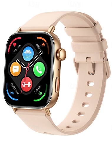 696 P93 Smartwatch 1.393 Zoll Smart-Armband Bluetooth Schrittzähler Anruferinnerung Schlaf-Tracker Kompatibel mit Android iOS Damen Herren Freisprechanlage Nachrichterinnerung IPX-0 38mm Uhrengehäuse
