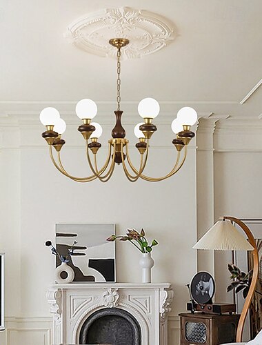  Vintage Wohnzimmer Hängelampen für die Decke Magic Beans Pendelleuchte Luxus Shop Villa Kronleuchter Loft Zimmer Dekor Home Glanz 3/6/8-Licht 85-265V