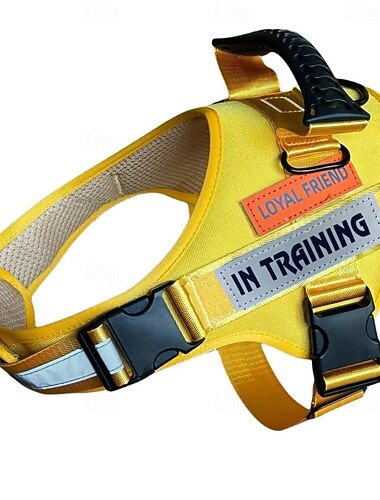  Dog Harness Reflective No Choke No Pull with Control Handle Outdoor Medium Dog Large Dog