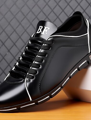  Rote Casual-Sneaker für Herren – stylisches Kunstleder, Schnürdesign, bequemer Alltagsschuh