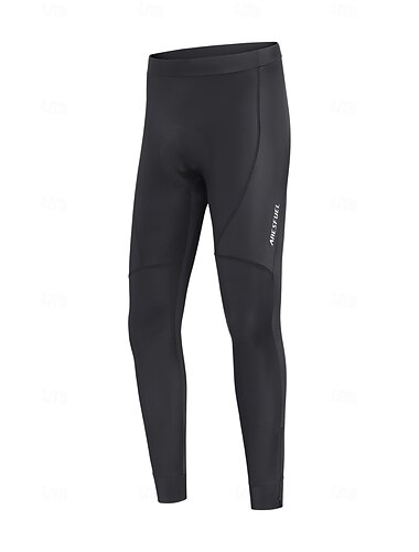  ARESFUEL Herren Fahrradhosen Fahhrad Unterteile Schmale Passform Straßenradsport Sport Schnelltrocknend Hohe Elastizität Feuchtigkeitsableitend Schwarz Spandex Bekleidung Fahrradbekleidung