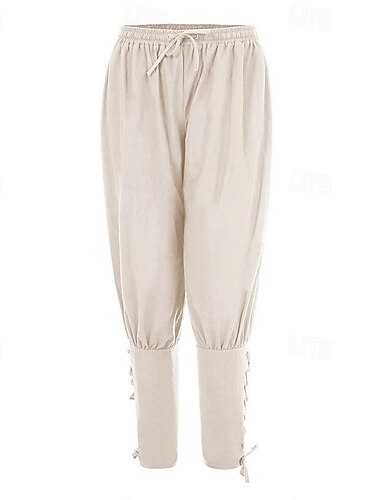  Retro Vintage Mittelalterlich 17. Jahrhundert Piratenhose Ren Faire Ritter Wikinger Kreuzritter Herren Seeräuber Fantasie Maskerade Party / Abend Erwachsene Hose
