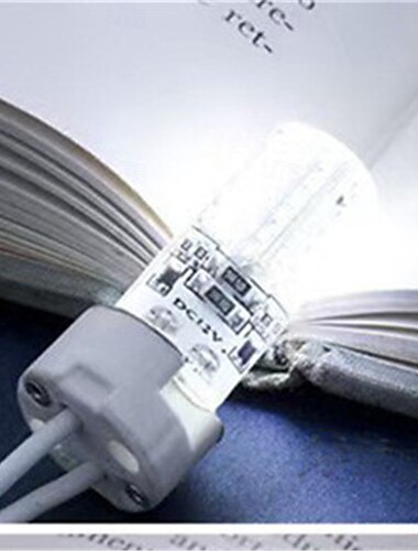  10er-Pack flimmerfreie G4-LED-Lampen – AC/DC 12 V SMD3014 24/48 LEDs, Silikon-Ersatz für Halogenstrahler, Kronleuchterbeleuchtung
