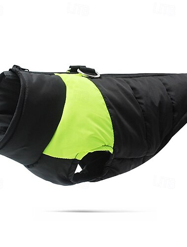  Hund Mäntel Jacke Parka-Jacke mit Geschirr Reflektierend Warm Wasserfest Hundebekleidung for Klein Mittelgroß Groß