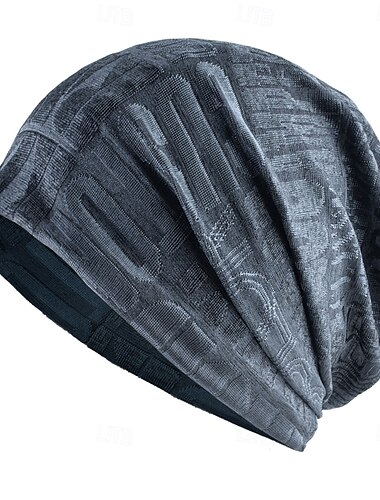  Herren Unisex Beanie Mütze Wollmützen 骷髅头毛线帽 Schwarz Blau Polyester Gemütlich Freizeitskleidung Ausgehen Mit Mustern