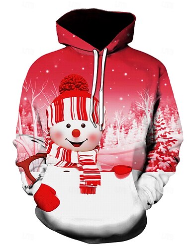  Navidad Papá Noel Árboles de Navidad Sudadera Animé Dibujos 3D Estampados Estampado Harajuku Gráfico Para Hombre Mujer Adulto Vuelta al cole