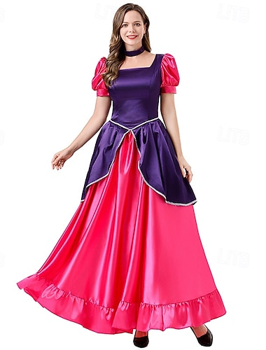  Prinzessin Maskerade Erwachsene Damen Leistung Halloween Einfaches Karnevalskostüm