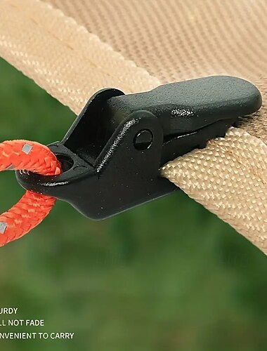  20 clips de montaje superiores para carpas a prueba de viento para acampar al aire libre