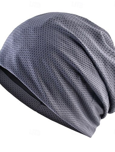  Hombre Unisexo Sombrero de Beanie Gorros Negro Rojo Poliéster Acogedor Ropa Cotidiana Noche Color sólido/liso Transpirable