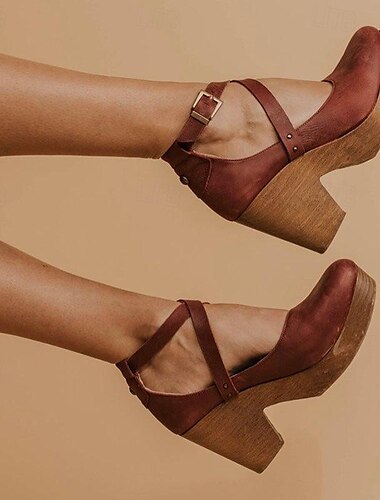  Retro Vintage 1950er Schuhe Einfarbig Damen Halloween Karneval Maskerade Leistung Alltagstauglich Junggesellinnenabschiedsparty Erwachsene Schuhe