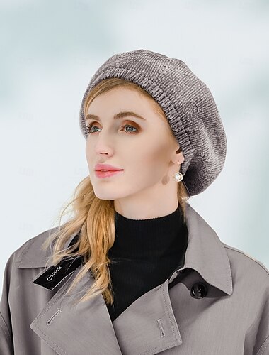  chapeaux béret en fibre chapeau fedora chapeau souple décontracté vacances classique mariage avec coiffe de couleur pure coiffure