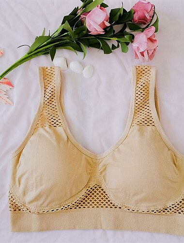  Damen Leichte Unterstützung Sport Bustier bh Sport-BH Bustier Rückenfrei BH-Oberteil Gefüttert Fitness Freizeit Sport Laufen Atmungsaktiv Leichtgewichtig Weich Schwarz Weiß Rosa Einfarbig