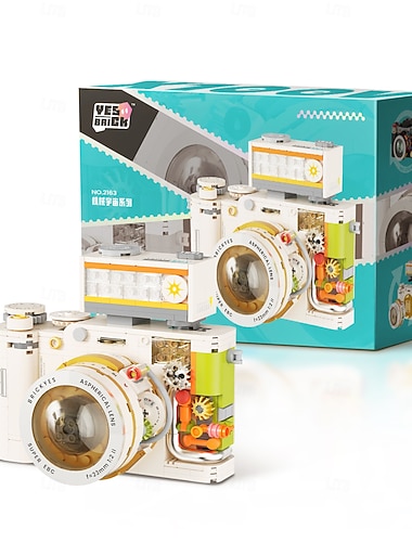  Stavební kostky fotoaparát retro fotoaparát stavební kostky model set 508 ks digitální fotoaparát stavební kostky kit vintage fotoaparát hračky model pro dospělé dívky chlapce vánoční dárek