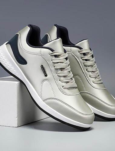  lässige, hellbraune Sport-Sneaker für Herren mit gepolsterter Sohle und Schnürdesign – bequeme Wanderschuhe für jeden Tag